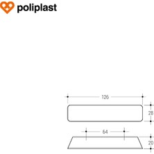 Poliplast Çekmece Kulpları,dolap Kulpları / 4 Adet