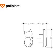 Poliplast Çoçuk Odası ve Genç Odası Kulpları / 4 Adet