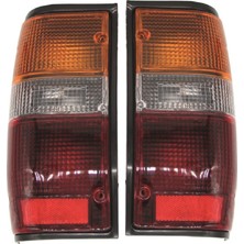 Ns Nilser Auto Parts Mitsubishi L200 Sağ-Sol Takım Stop Lambası Siyah 1990-1998