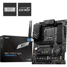 Msı Pro Z790-P Wıfı Ddr4 5400MHZ 1xhdmı 1xdp 4xm.2 USB 3.2 Atx 1700P (13. ve 12.nesil Işlemci Uyumlu)