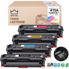 Toner Türk Hp 415A  Muadil Toner Set - Çipli / W2030A / W2031A / W2032A / W2033A/ M455 / M480 / M454 / M478 / M479