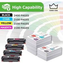 Toner Türk Hp 415A  Muadil Toner Set - Çipli / W2030A / W2031A / W2032A / W2033A/ M455 / M480 / M454 / M478 / M479
