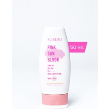 Ojijo Aydınlatıcı ve Ton Eşitleyici Pembe Güneş Koruyucu Krem SPF50++++ 50 ml Tone Up Sun Block