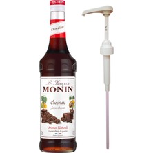 Monin Çikolata Şurubu 700 ml + Şurup Pompası