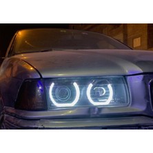 Nos Uygunmarketcom, Bmw E36 U Tipi Angel, Beyaz , 4 Adet, E36 Angel Halka, Bmw E36 Angel