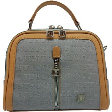 SİA ÇANTA Kabartma yazı Baskılı Şık & Kullanışlı Saglam Dayanıklı Trend Model Just&Polo Kadın Çanta Modeli