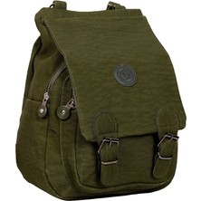 SİA ÇANTA Krinkıl Sırt çanta Modeli İki Gözlü Kapaklı Sırt & Omuz Askılı Su Geçirmez Kumaş Yıkanabilir Özellikli Sırt Çantası