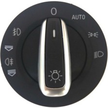 Mcar Audı A6 - Q7 Far Anahtarı (Krom) 4F1941531E