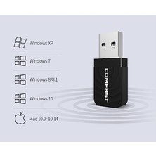 Wifi Alıcısı 1300 M Çift Frekanslı Bilgisayar USB Kablosuz Ağ Kartı (Yurt Dışından)