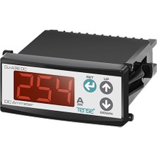 Tense DJ-A36DC Dijital Dc Ampermetre 100MA - 990A Dc, 3 Hane 14 mm Display (36 x 72),
xa/60 Mv Şönt