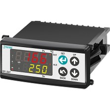 Tense DT-36Y Opsiyonel Sıcaklık Kontrol Cihazı 36 x 72 J,K,S,R,T,PT100 2x4 Dijit 7 Segment