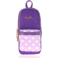 Kaukko Soft Floral Junior Bag Mor Kalem Çantası K2440