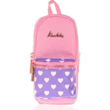 Kaukko Soft Floral Junior Bag Rose Kalem Çantası K2439