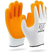 Demir Safety Sarı Nitril Inşaat Tarım Montaj Iş Eldiveni 48 Çift