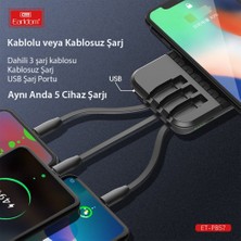 Fogy Earldom 10.000 Mah 5in1 Kablolu ve Kablosuz Şarjlı Pd Hızlı Şarj Powerbank