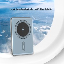 Fogy Earldom 5.000 Mah 12W Kablosuz Şarjlı Pd Hızlı Şarj Powerbank