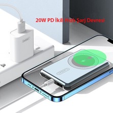 Fogy Earldom 5.000 Mah 12W Kablosuz Şarjlı Pd Hızlı Şarj Powerbank