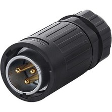 Cnlinko YA-20-C03PE-01-001 3-Pin Su Geçirmez Konnektör - Erkek