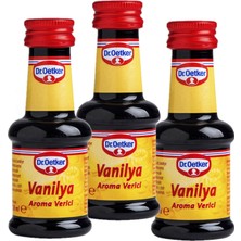 Dr. Oetker Dr.oetker Aroma Verici Sıvı Vanilya 38ML x 3 Adet