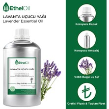 Etheloil Lavanta(Lavender) Uçucu Yağı - Etheloil - 5 KG - Saf ve Doğal Uçucu Yağ - Üretici Firma