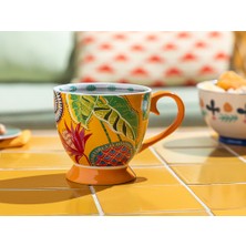 English Home Exotic Wild New Bone China Kupa 460 ml Sarı