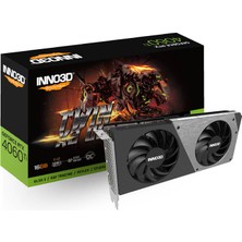 INNO3D RTX4060TI Twin X2 Oc 16GB 128BIT Gddr6 (N406T2-16D6X-178055N)