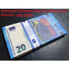 Aykar Hediyelik 300 Adet 20 Euro Geçersiz Sahte