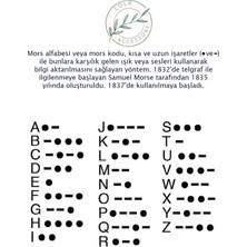 AidaAstrid Hematit 2'li Doğal Taş Mors Alfabesi Bileklik Çift  Sevgili Bilekliği  Gümüş Renk Hediye Kutulu