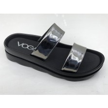 Voga 1761 Platin Rugan Comfort Casual Bayan Terlik