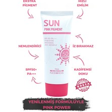 Foodaholic Pinkpower Adenozin Içeren Yapışkan His Bırakmayan SPF50 Pa Uva/uvb Güneş Kremi 70ML