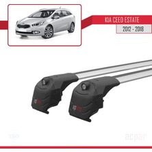 Acpar Kia Ceed (Jd) Sw 2012-2018 Arası ile Uyumlu Ace-2 Ara Atkı Tavan Barı Gri