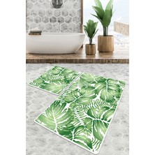 Chilai Home Pied Banyo Halısı 2'li Set, Banyo Halısı , Banyo Paspası Yıkanabilir Djtbanyo