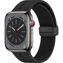 Microsonic Apple Watch Ultra Kordon Ribbon Line Siyah