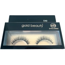 Gold Beauty 4d Kolay Uygulanabilir Doğal Ipek Takma Kirpik E40