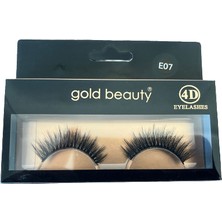 Gold Beauty 4d Kolay Uygulanabilir Doğal Ipek Takma Kirpik E07
