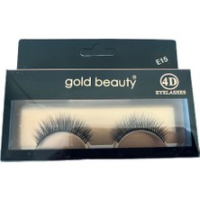 Gold Beauty 4d Kolay Uygulanabilir Doğal Ipek Takma Kirpik E15