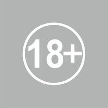 Reysa Tasarım 18+ Araba Stickeri Beyaz 16X16 cm