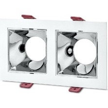 Cata Jaguar Beyaz Platin Dekoratif Spot CT-5076