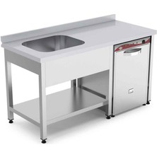 Empero EMP.E.71685-1EMT-R Tek Evyeli Tezgah Sağ 1600X700X850