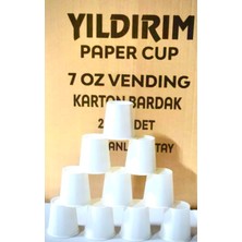 Yıldırım Paper Cup 7 Oz Baskısız Karton Bardak