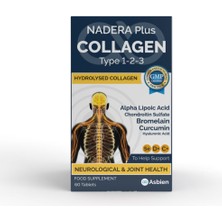 Asbien Nadera Plus Tip 1, Tip 2 , Tip 3 , Bromelain , Kurkumin , Alfa Lipoik Asit , Hyaluronik Asit , Selenyum , Vitamin C