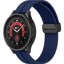 Sneezy Huawei Watch 3 Elite-Classic 46MM-WATCH 3 Pro 22MM Uyumlu Coastal Manyetik Tokalı Silikon Kordon