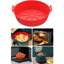 Airfryer Silikon Pişirme Kalıbı Hava Fritözü Kabı