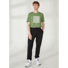 Discovery Expedition Standart Siyah Erkek Eşofman Altı DES