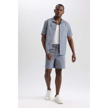 DeFacto Loose Fit Gabardin Bermuda B0904AX23HS