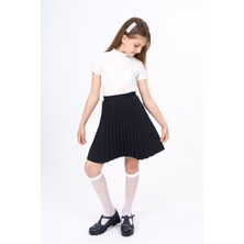 Toontoy Kids Toontoy Kız Çocuk Pileli Etek