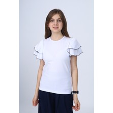 Toontoy Kids Toontoy Kız Çocuk Okul Tişört