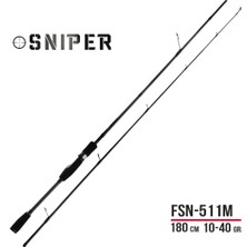 Fujin Sniper 180CM 10-40GR Spin Kamış FSN-511M
