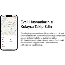 Aral Teknoloji Tuya Smart Tag Apple Mfı Lisanslı Gps Takip Cihazı