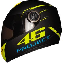 Pro Helmets S-012 Siyah Vizör Full Face Motosiklet Kaski